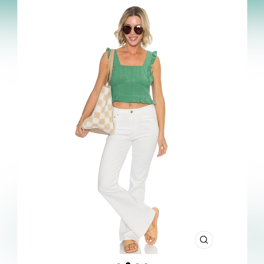 CITIZENS OF HUMANITY Isola Flare in Wildflower White Women's Jeans Size 28